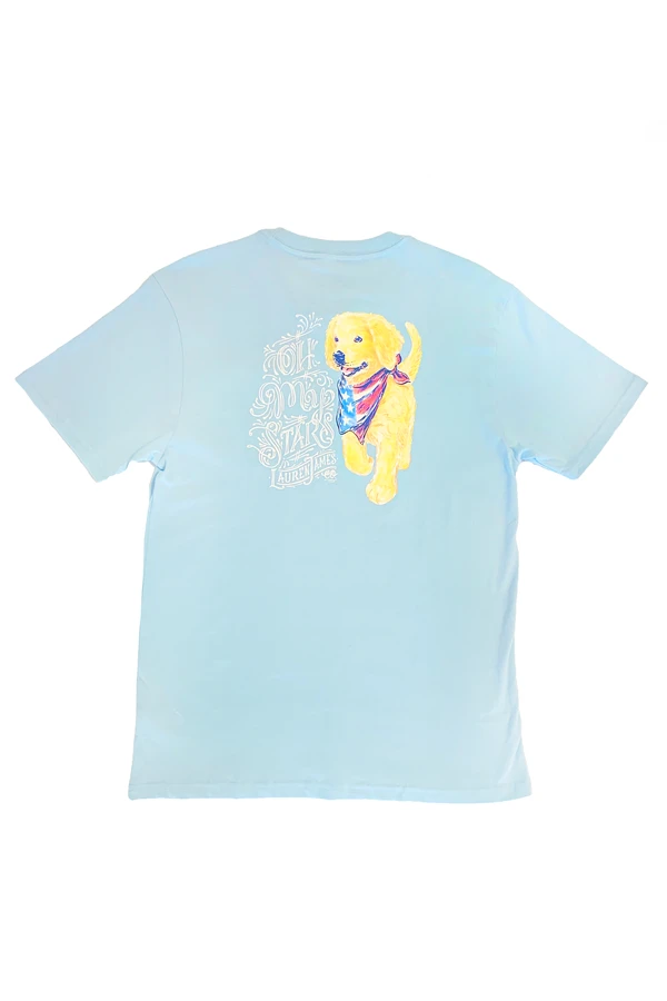 Cool Blue - Oh My Stars - Short Sleeve Front